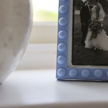 Load image into Gallery viewer, Handcrafted Bobbin Photo & Picture Frame in Cornflower Blue