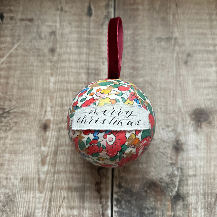 Treat your Christmas tree with handmade baubles this year