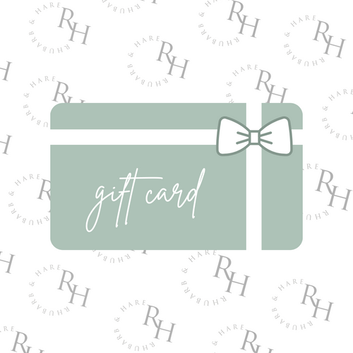 Rhubarb & Hare E-Gift Card