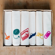 Load image into Gallery viewer, 100% natural cotton napkins by Lottie Day