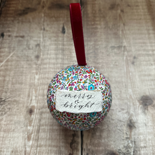 Load image into Gallery viewer, Liberty Bauble with Velvet Ribbon - Berries