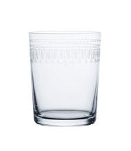 Load image into Gallery viewer, Hand-blown &amp; Hand Engraved Crystal Large Tumblers - A Set of Four - Ovals Pattern