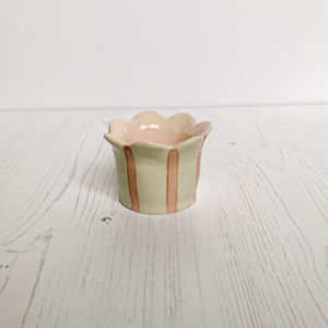 The Daisy Tealight Holder by Sea Bramble Ceramics in Pastel Pink