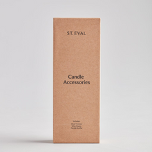 Load image into Gallery viewer, The St Eval candle accessories kit available at Rhubarb &amp; Hare