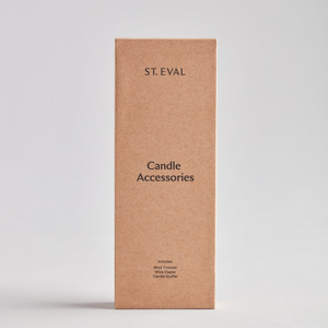 The St Eval candle accessories kit available at Rhubarb & Hare