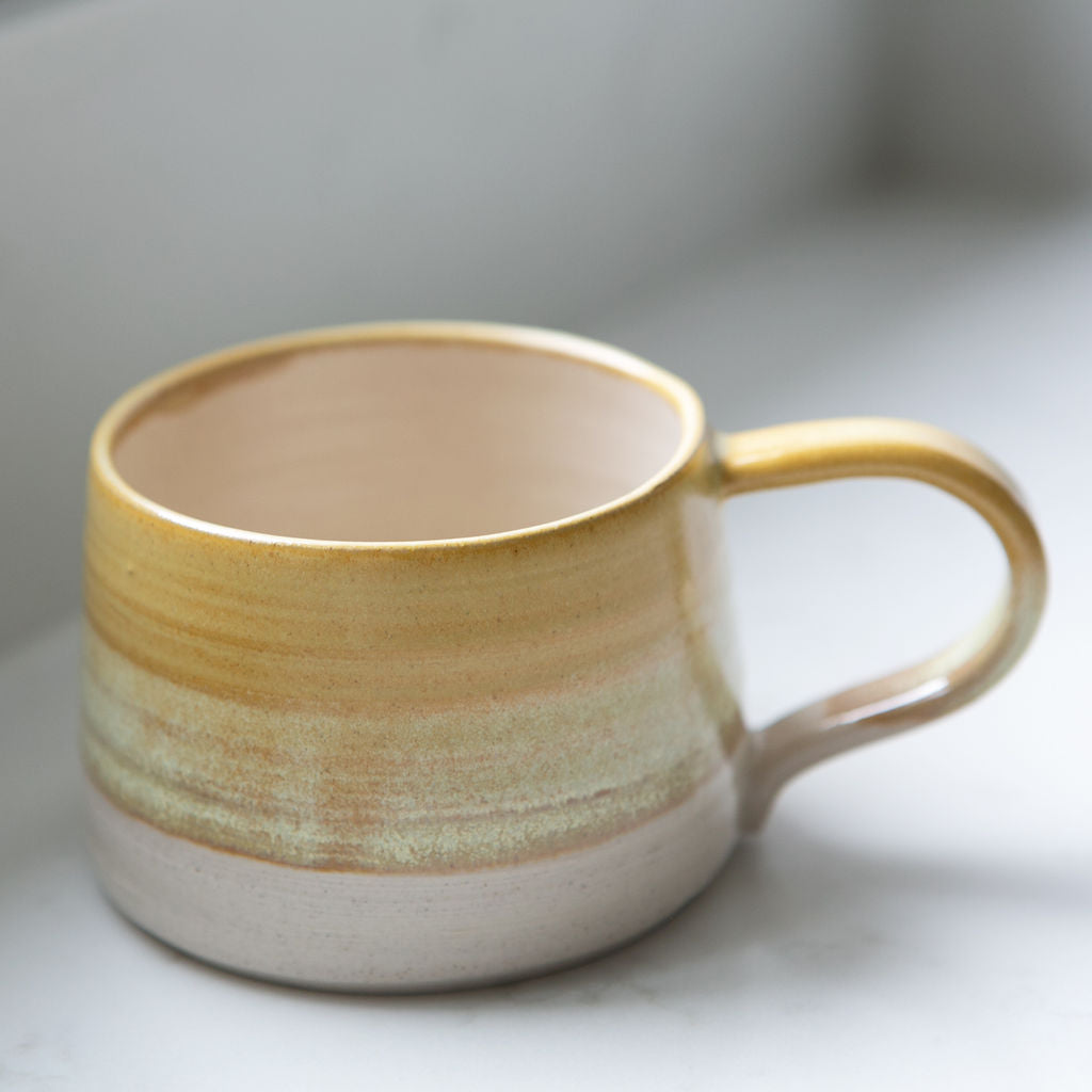 Handmade Mustard Mug