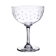 Load image into Gallery viewer, The beautiful stars design champagne saucer from The Vintage List