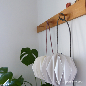 Oblique Small Lamp Shade in White