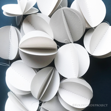 Load image into Gallery viewer, Paper Garland Circles in Pale Grey