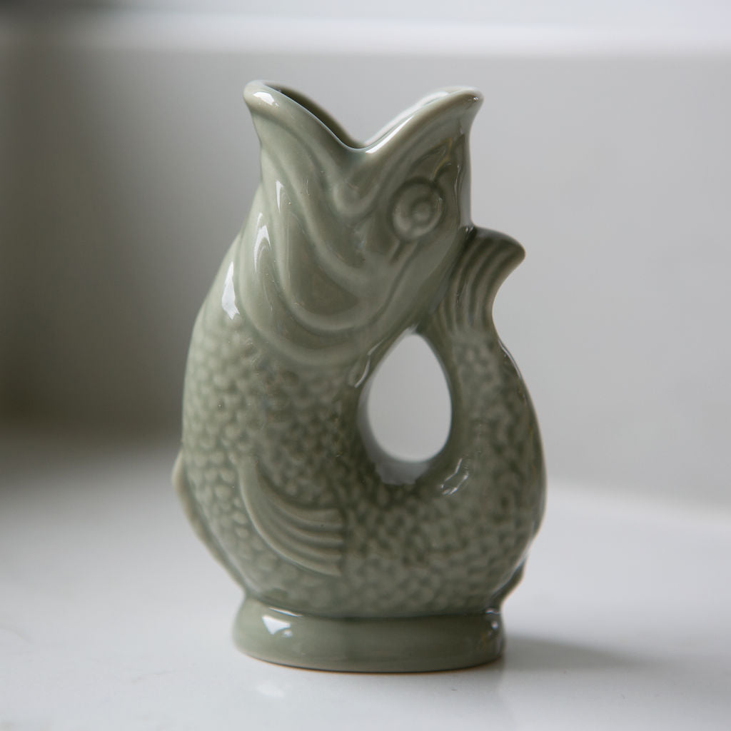 Mini Gluggle Jug in Sage Green