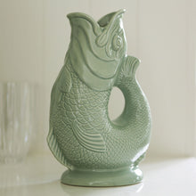 Load image into Gallery viewer, Extra Large Gluggle Jug in Sage Green