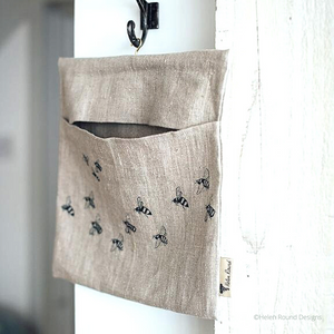 The handmade peg bag from Helen Round Designs