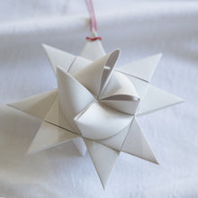 Load image into Gallery viewer, The handmade medium Danish Star in grey