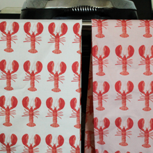 Load image into Gallery viewer, Rebecca Rickards Lobster Tea Towel