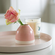 Load image into Gallery viewer, Handmade Bud Vase in a Beautiful Pink Glaze