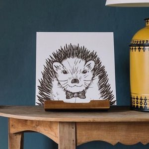 Arthur Hedgehog from the Herefordshire studio of Jan Jay Design.