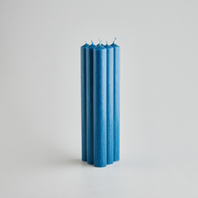 Load image into Gallery viewer, St Eval Dinner Candles in Bedruthan Blue