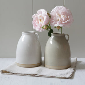 The beautiful handmade bud vase duo from Cleiog Ceramics
