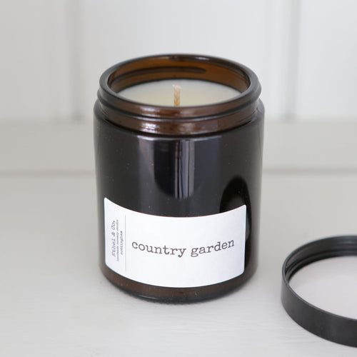 The Country Garden candle by Ethel & Co with their fresh take on the classic English Pear and Freesia scent.  