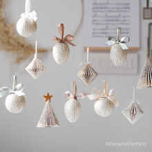 Load image into Gallery viewer, The beautiful handmade paper decoration collection at Rhubarb &amp; Hare from Panache Par Paris