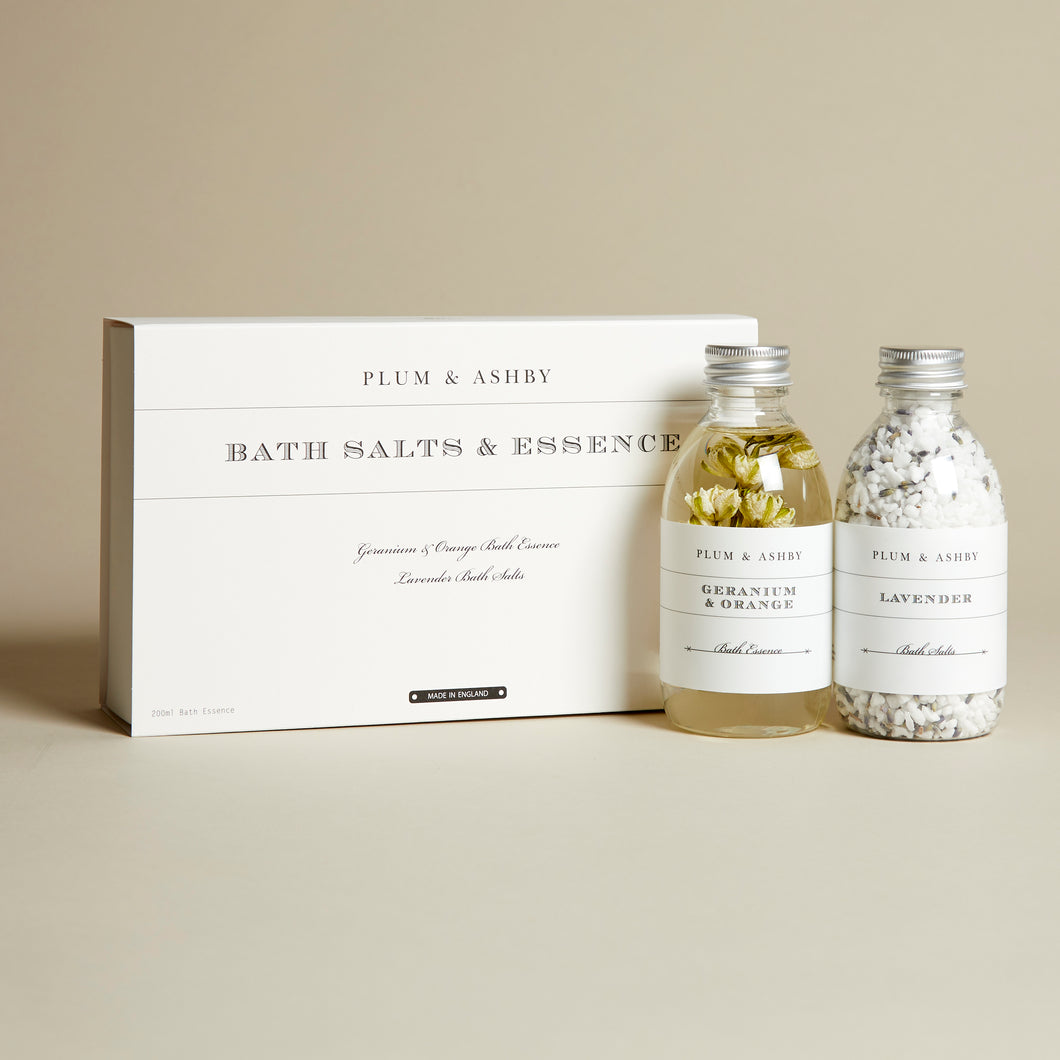 Plum & Ashby Duo Gift Set Salts & Essence