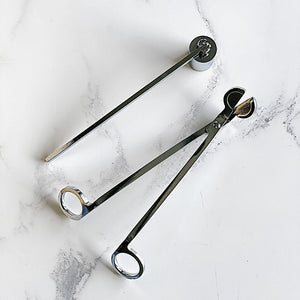 Chrome Candle Snuffer & Wick Trimmer