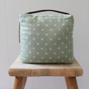 Handmade Olive & Daisy in Fern Totally Dotty Linen