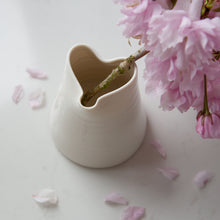 Load image into Gallery viewer, Handmade Porcelain Heart Shaped Jug