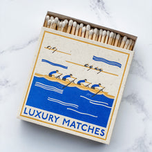 Load image into Gallery viewer, Luxury Square Matches featuring rowers