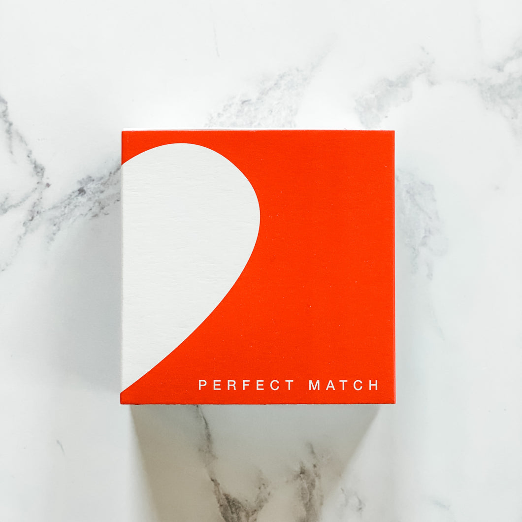 Perfect Match - Luxury Square Matchbox - perfect gift for Valentine's Day