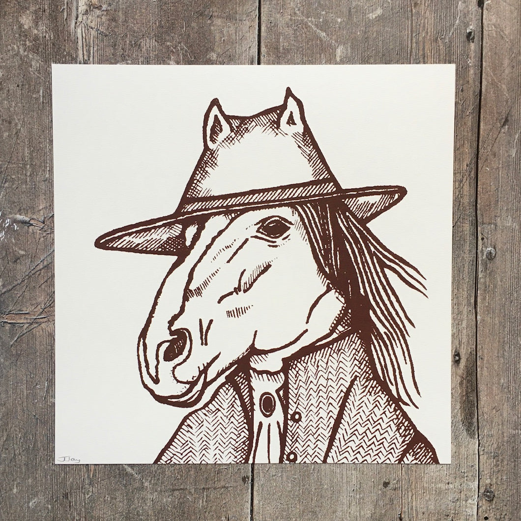 Pip Horse - Character Portrait Print