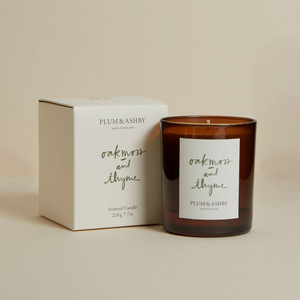 Plum & Ashby Oakmoss & Thyme Candle