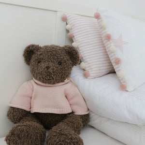 Handmade Cushion - Peony & Sage Pink Icing All Star