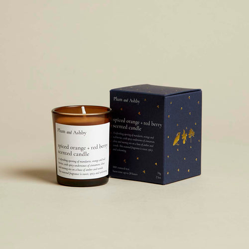 Plum & Ashby's Spiced Orange & Red Berry Votive Candle