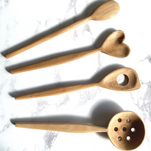 Load image into Gallery viewer, Handmade Heart Shaped Wooden Spoon