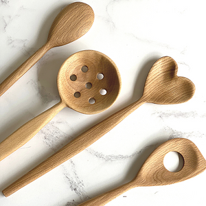 Handmade Heart Shaped Wooden Spoon