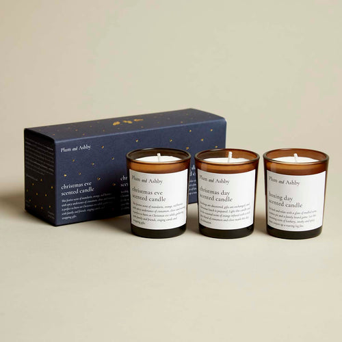 The Plum & Ashby Christmas Votive Candle Set